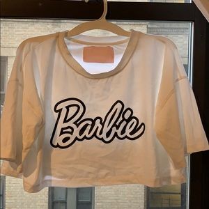Barbie x Missguided crop top